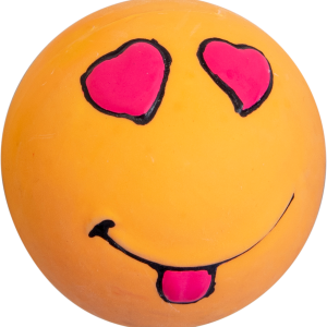 Jack & Vanilla Latex Toys Funny Face 7 cm Oranje