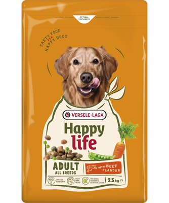 Happy Life Adult met Rundsmaak 12.5 kg