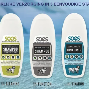SOOS Shampoo en Conditioner voor alle vachten | klaar in 3 stappen