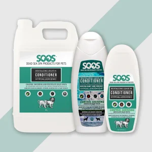 SOOS Hydraterende HYPOALLERGENE Leave-in conditioner | HERSTEL huid en vachtproblemen (Hond en Kat)