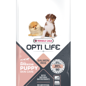 Opti Life Puppy Skin Care All Breeds 12.5 kg (Zalm)